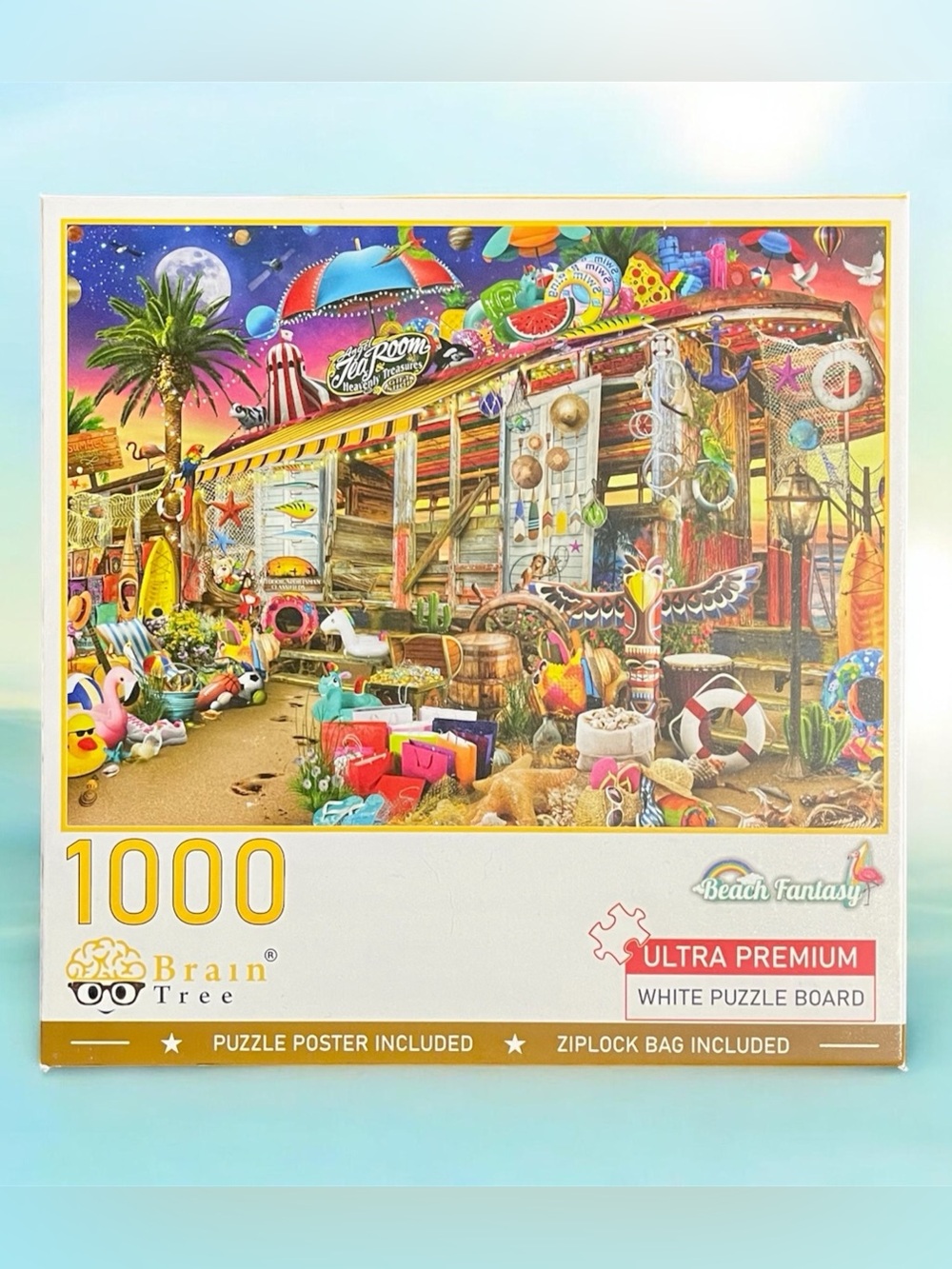🧩 Brain Tree 1000-Piece 'Beach Fantasy' Puzzle